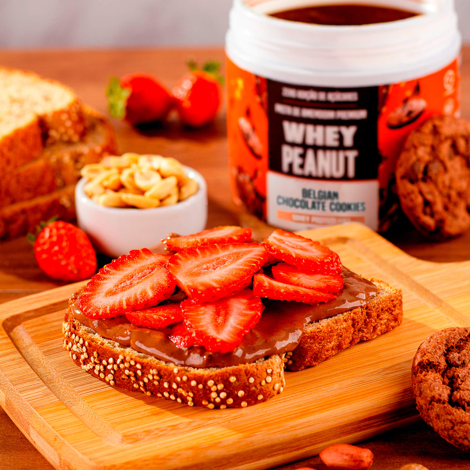 Whey Peanut - Belgian Chocolate Cookies - Protein Spread